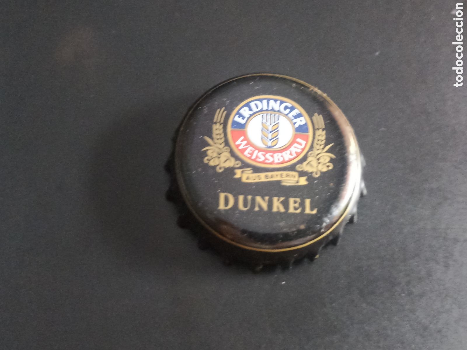 Coleccionismo de cervezas: Chapa cerveza Erdinger Dunkel - Pedido m&iacute;nimo 3&euro;