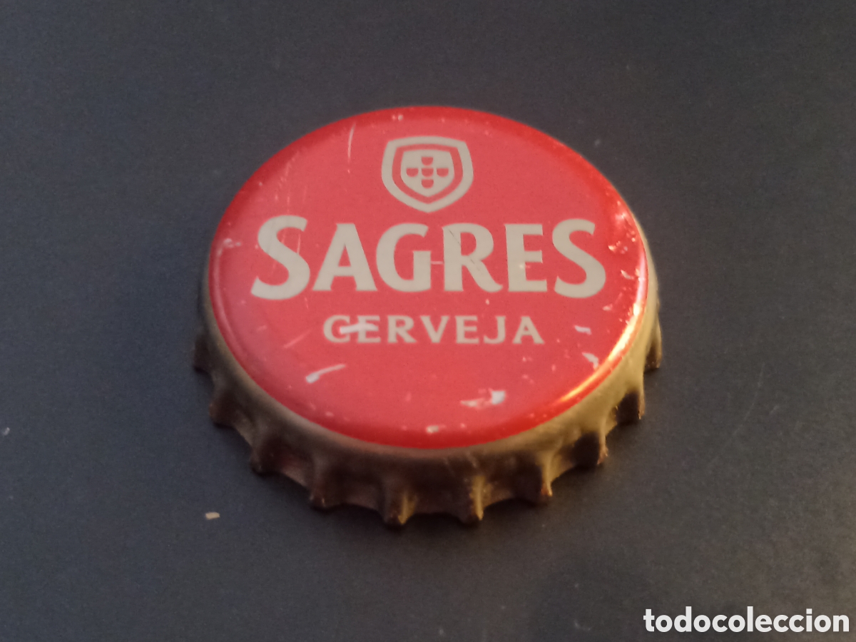 Coleccionismo de cervezas: Chapa cerveza Sagres - Pedido m&iacute;nimo 3&euro;