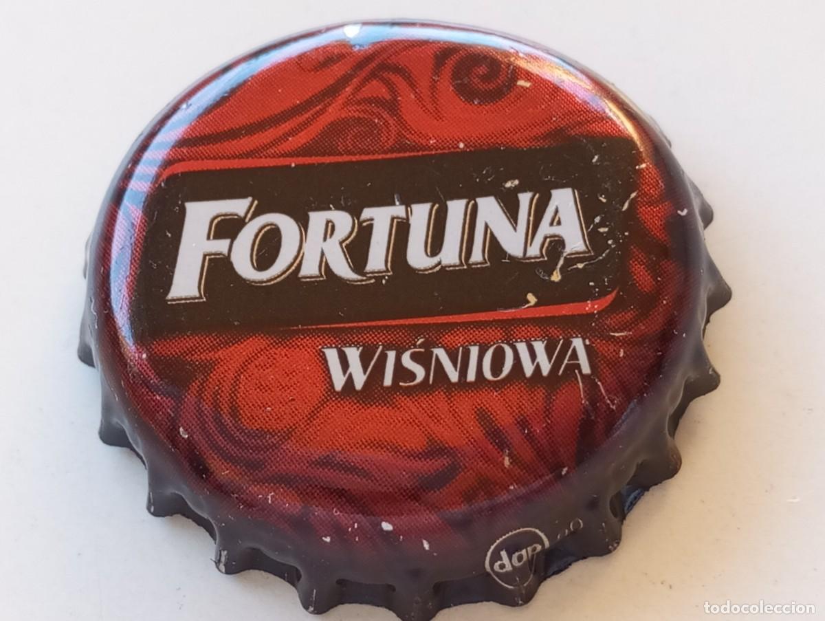 Coleccionismo de cervezas: Chapa tap&oacute;n corona de la cerveza polaca FORTUNA WISNIOWA
