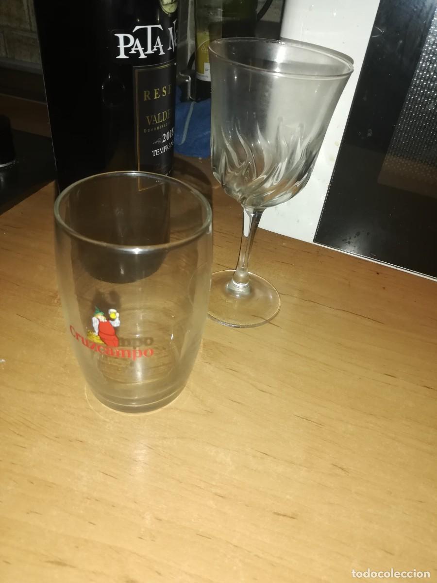 Coleccionismo de cervezas: Vaso de cerveza con im&aacute;gen