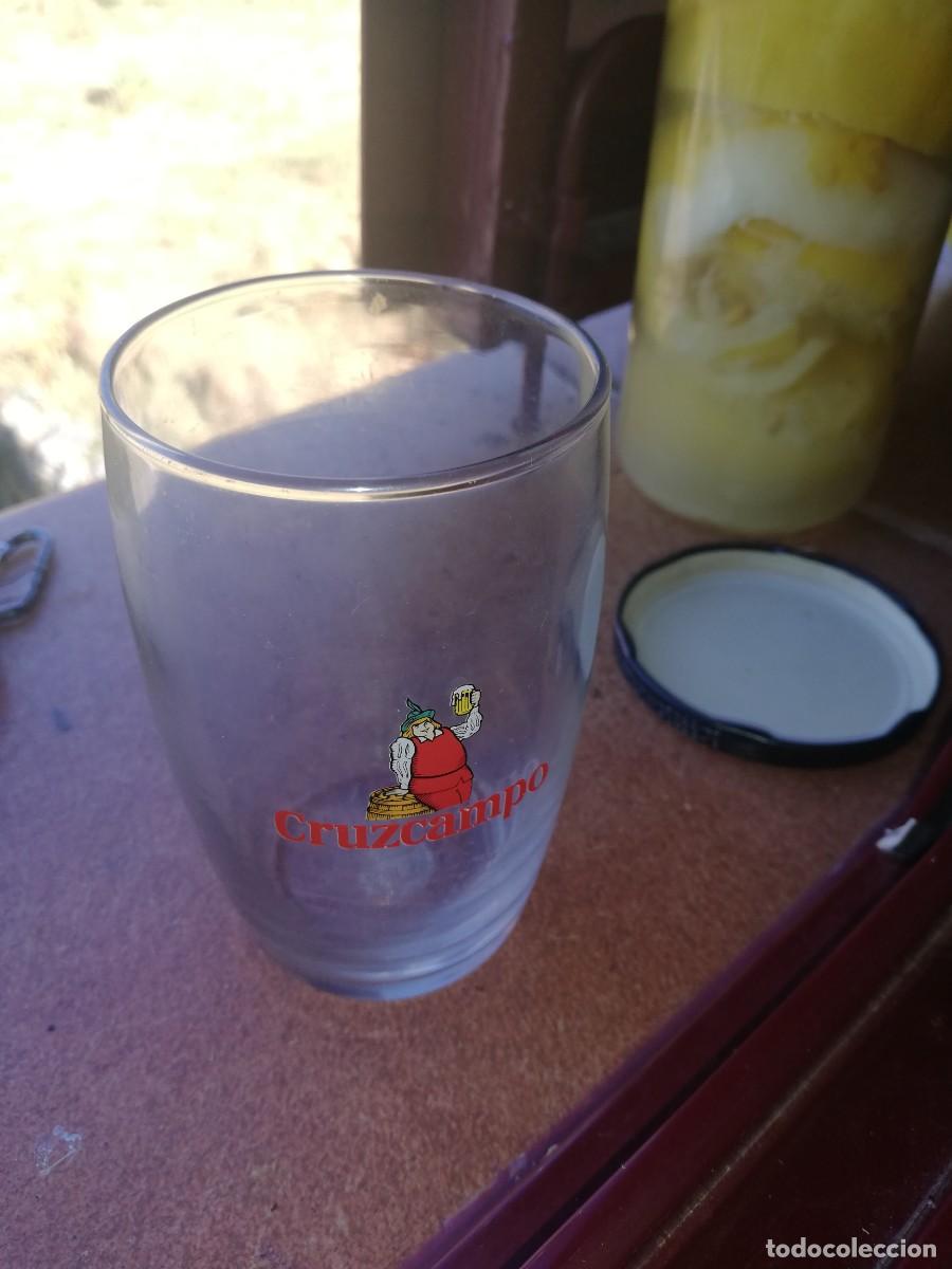 Coleccionismo de cervezas: Vaso de cerveza con im&aacute;gen - Foto 3