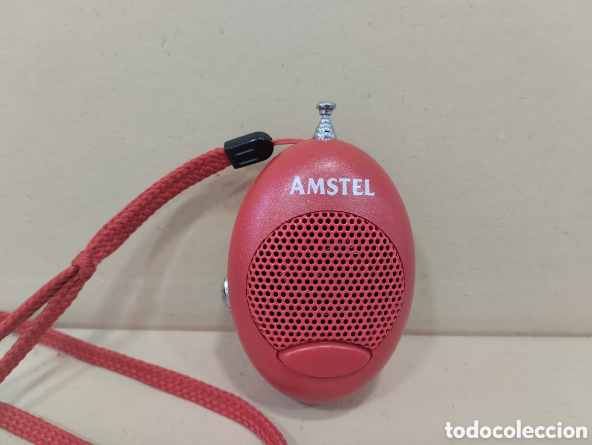 Coleccionismo de cervezas: RADIO TRANSISTOR PUBLICITARIO CERVEZA AMSTEL ESTA PARA REVISAR