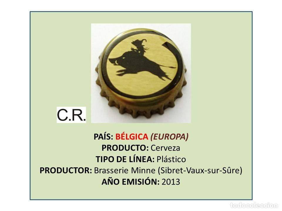 Coleccionismo de cervezas: TAPON CORONA CAPSULA CHAPA CERVEZA MINNE (B&Eacute;LGICA)