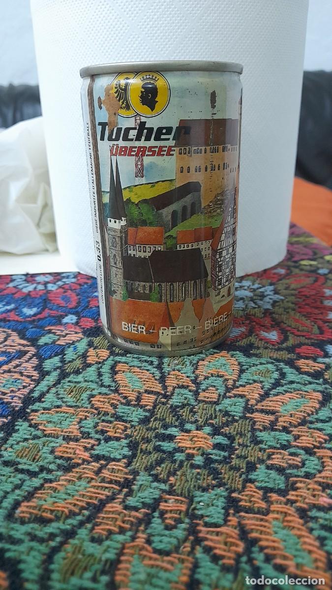Coleccionismo de cervezas: Lata de cerveza Tucher &uuml;bersee Alemania Germany bier beer biere birra N&uuml;rnberg