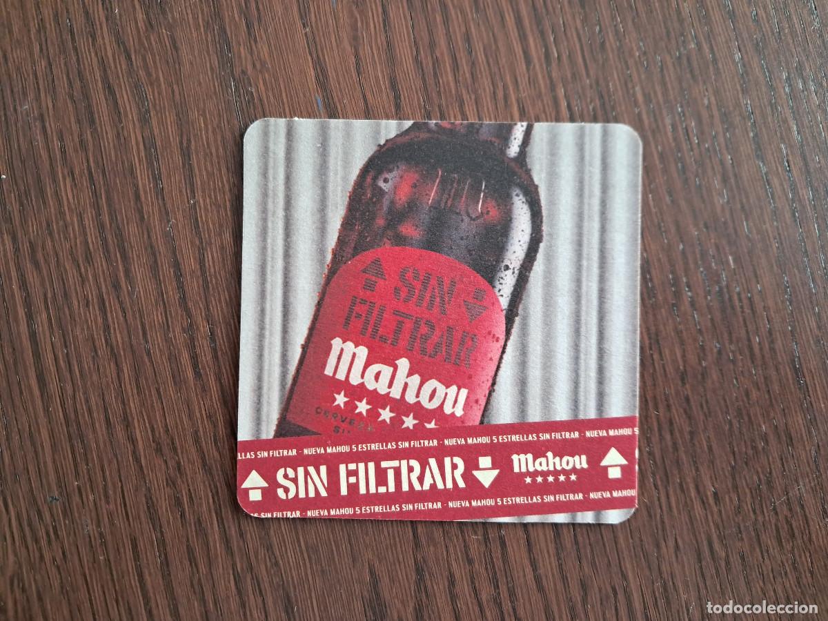 Coleccionismo de cervezas: posavasos de cerveza, Mahou sin filtrar.