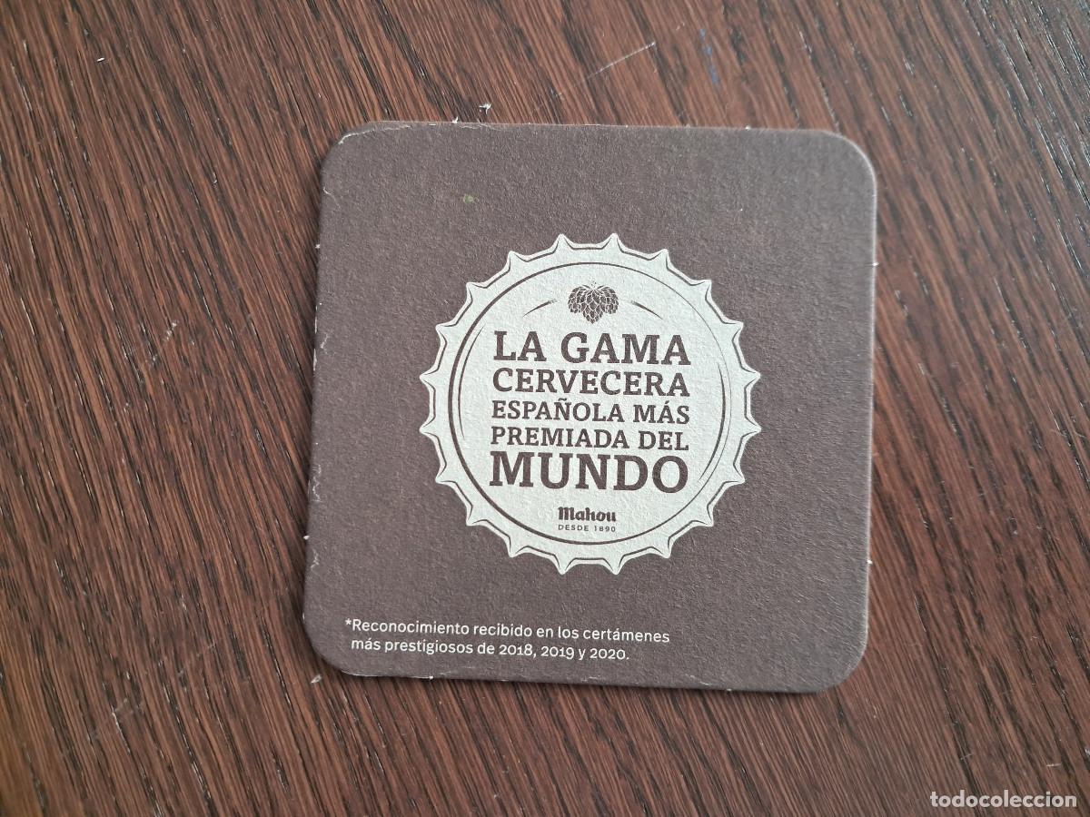 Coleccionismo de cervezas: posavasos de cerveza, Mahou, la gama cervecera espa&ntilde;ola, m&aacute;s premiada del mundo.