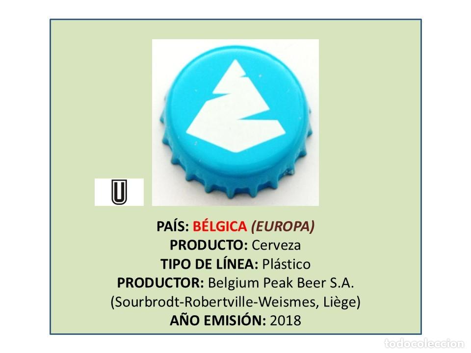 Coleccionismo de cervezas: TAPON CORONA CAPSULA CHAPA CERVEZA PEAK BLONDE (B&Eacute;LGICA)