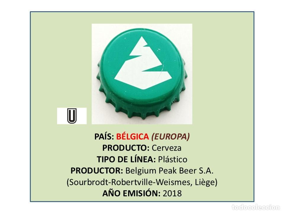 Coleccionismo de cervezas: TAPON CORONA CAPSULA CHAPA CERVEZA PEAK TRIPLE (B&Eacute;LGICA)