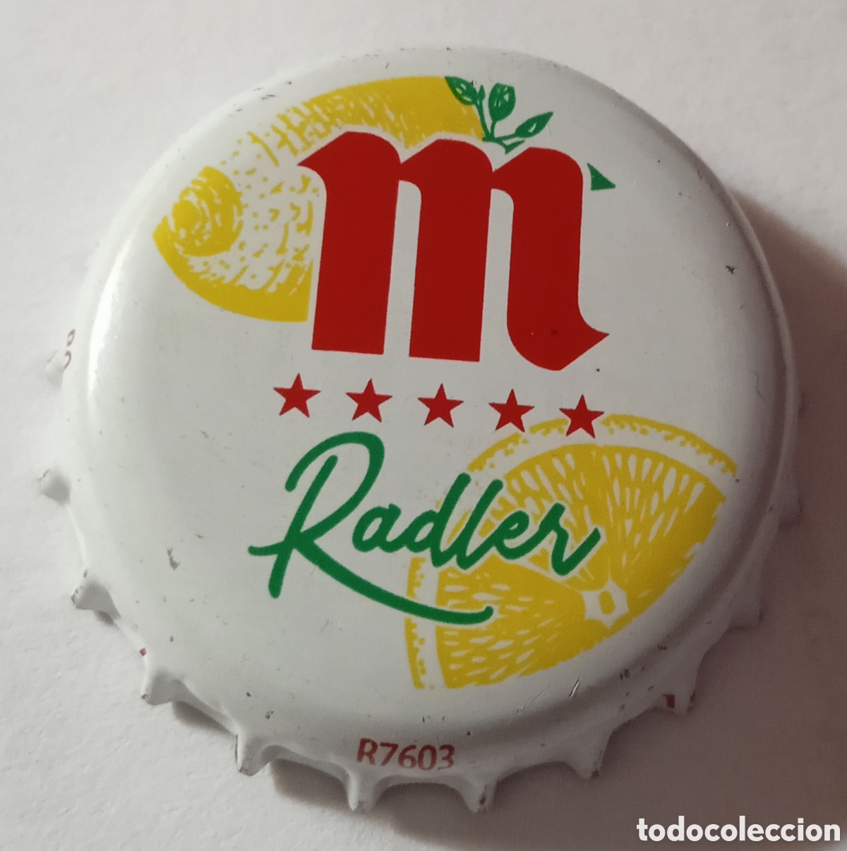 Coleccionismo de cervezas: CHAPA CERVEZA MAHOU RADLER