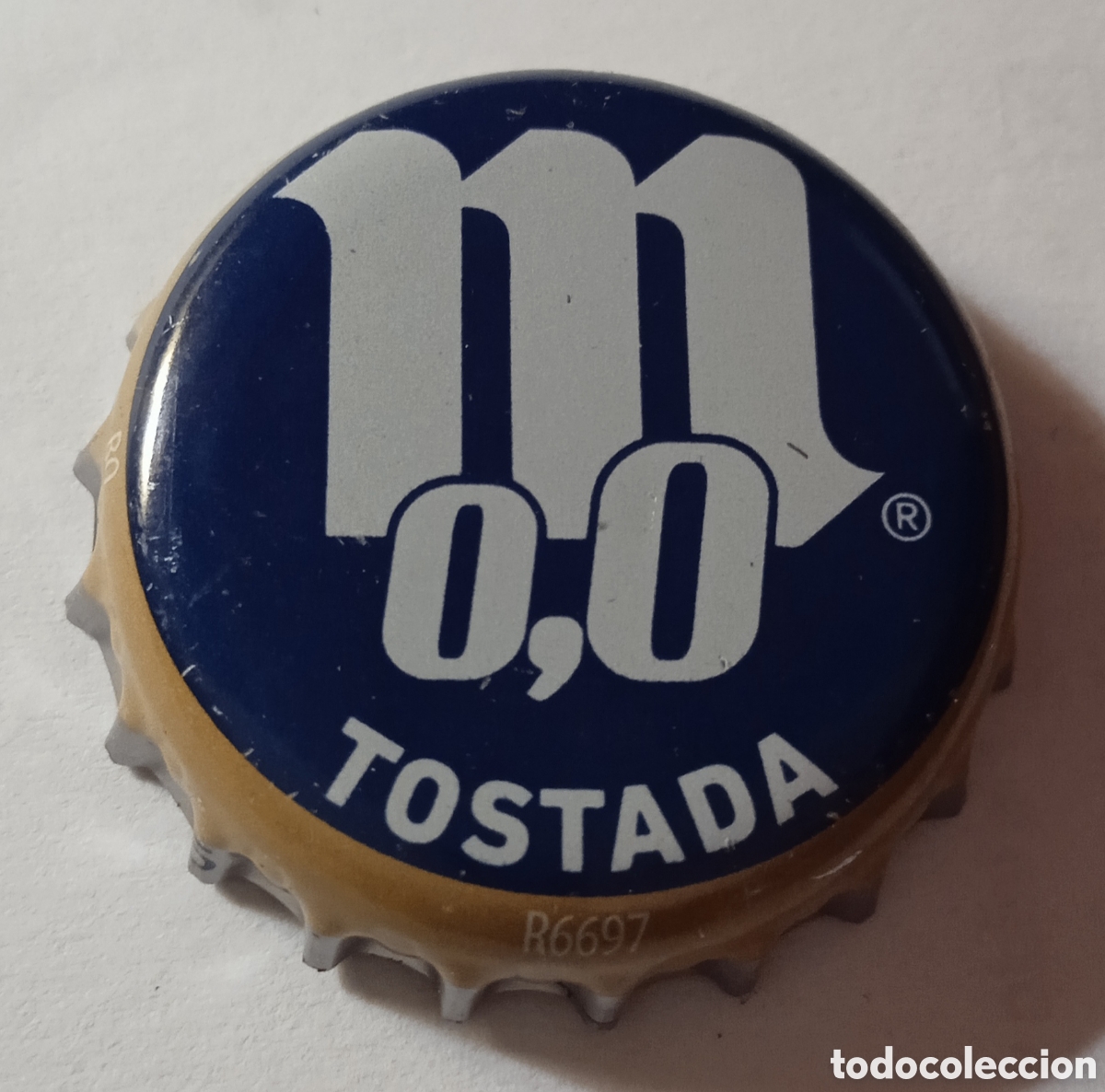 Coleccionismo de cervezas: CHAPA MAHOU 0,0 TOSTADA