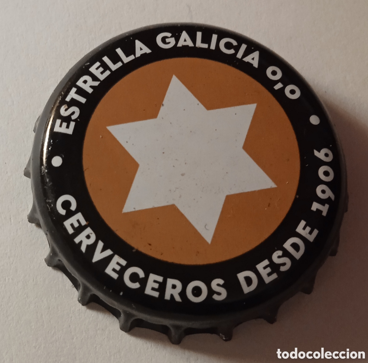 Coleccionismo de cervezas: CHAPA ESTRELLA GALICIA 0,0