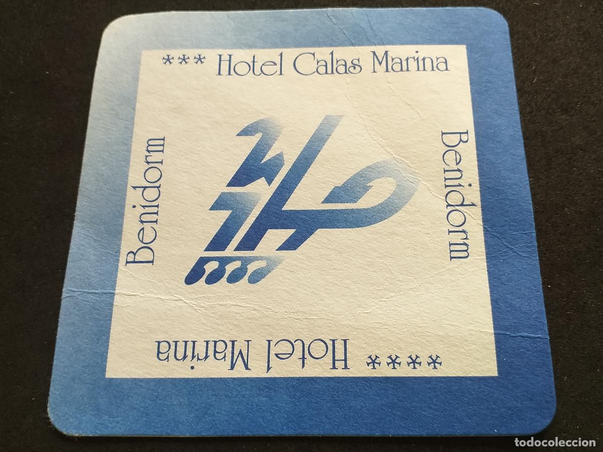 Coleccionismo de cervezas: CERVEZA-V28-IV-POSAVASOS-HOTEL CALAS MARINA-BENIDORM