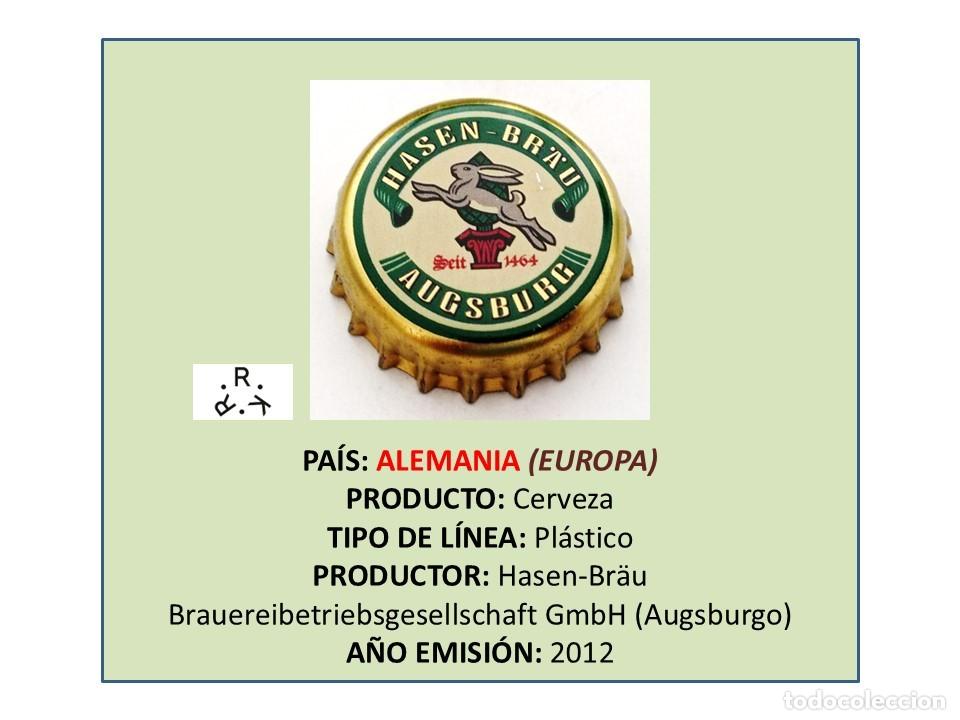Coleccionismo de cervezas: TAPON CORONA CAPSULA CHAPA CERVEZA HASEN (ALEMANIA)