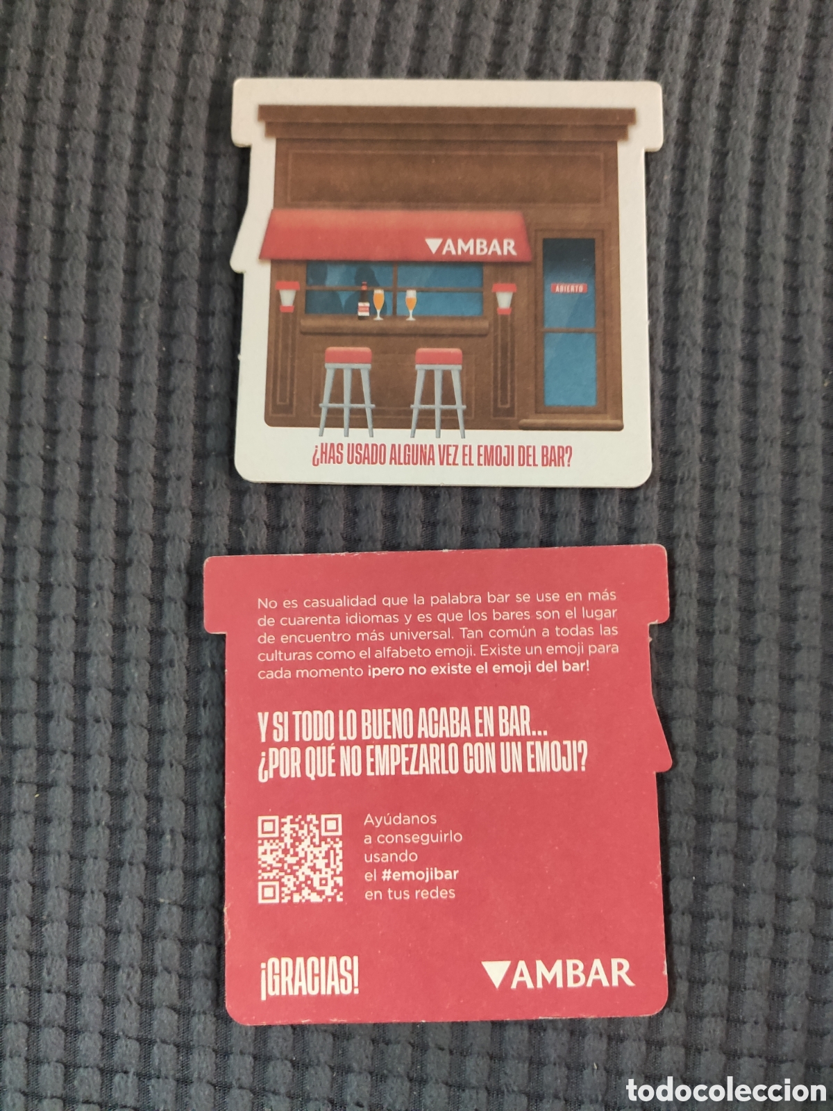 Coleccionismo de cervezas: POSAVASO CERVEZA AMBAR