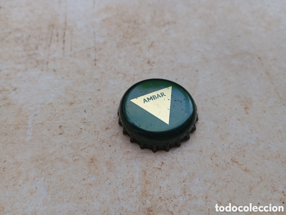 Coleccionismo de cervezas: Chapa Cerveza &Aacute;mbar 1900 2 (U)