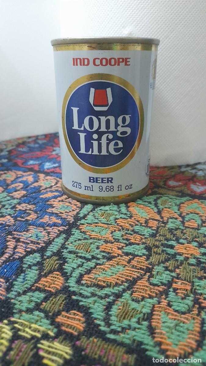 Coleccionismo de cervezas: Lata de cerveza acero recto beer bier Reino Unido the united kingdom Long life ind coope
