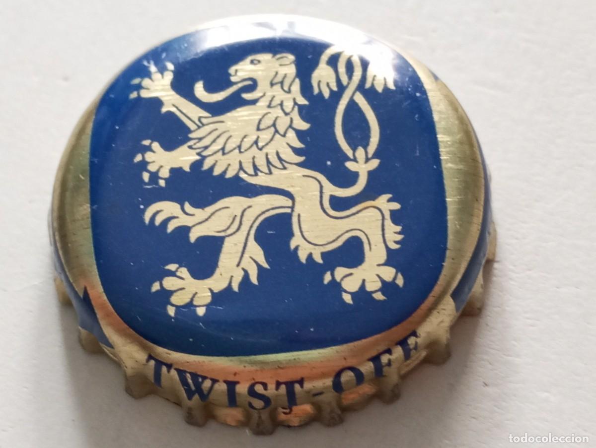 Coleccionismo de cervezas: Chapa tap&oacute;n corona de la cerveza alemana L&Ouml;WENBR&Auml;U (TWIST-OFF)
