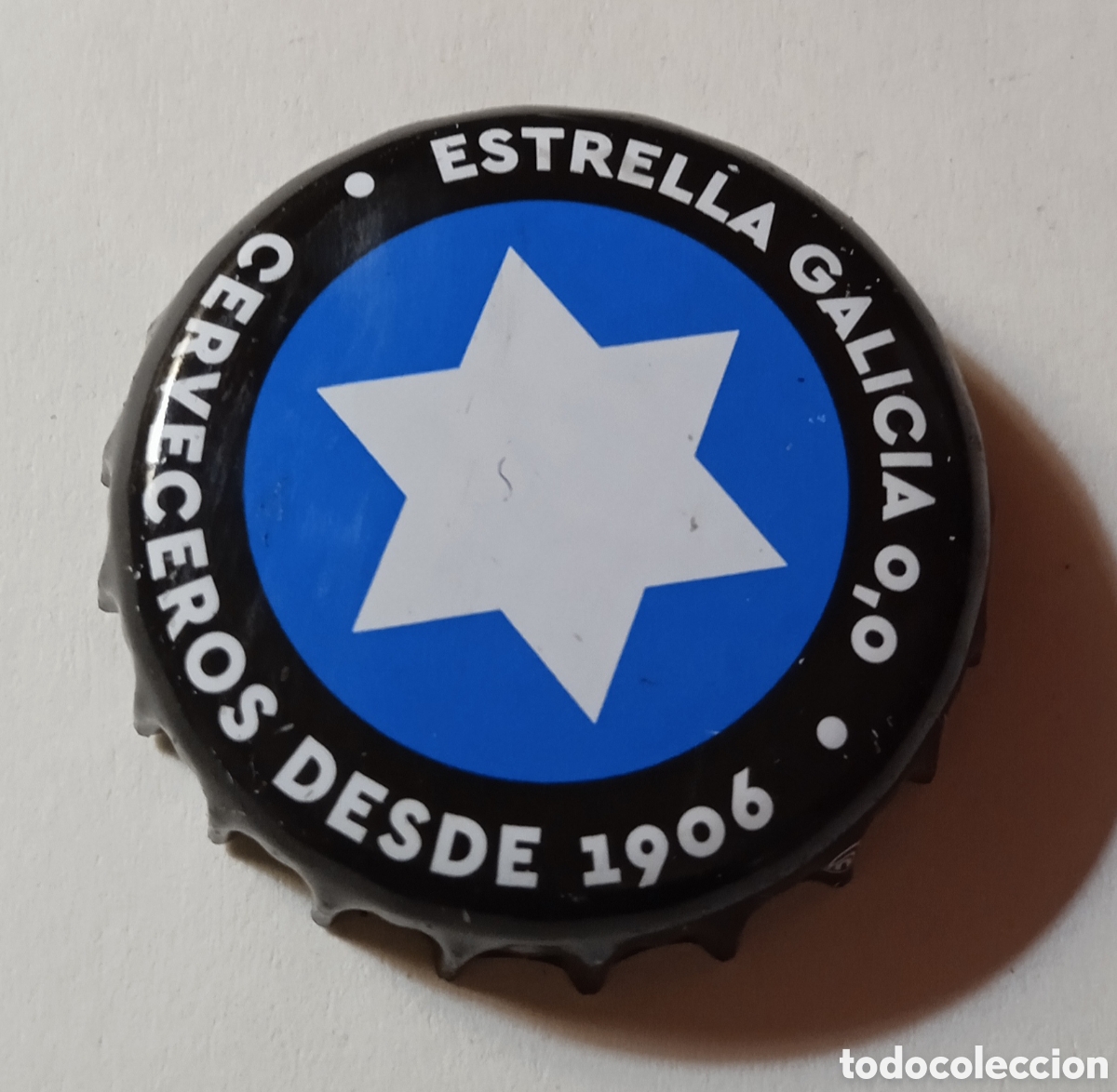 Coleccionismo de cervezas: CHAPA ESTRELLA GALICIA 0,0