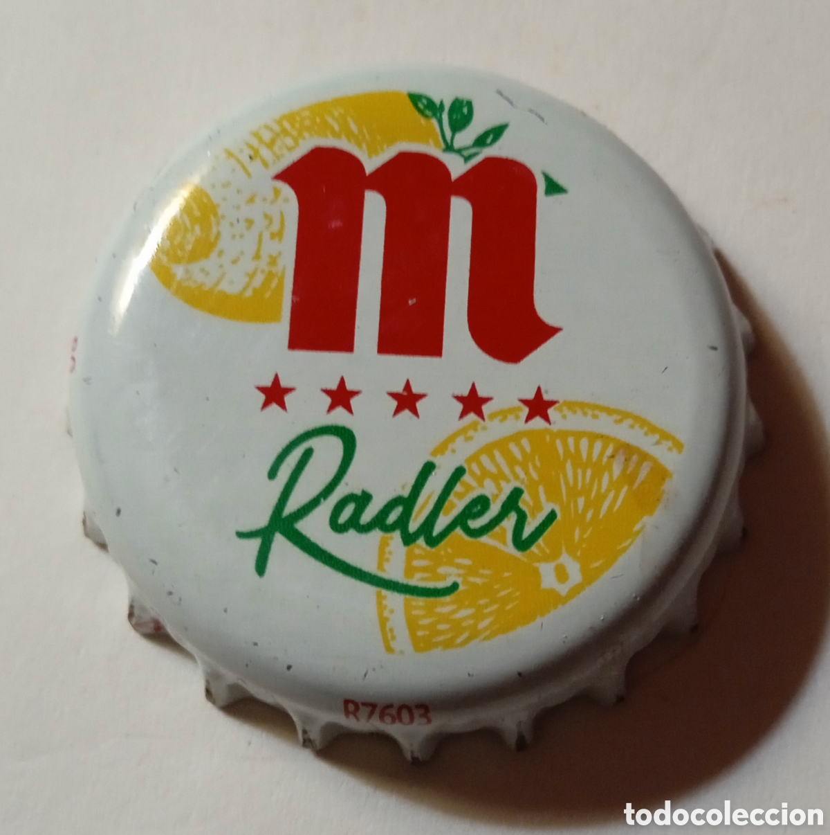 Coleccionismo de cervezas: CHAPA CERVEZA MAHOU RADLER