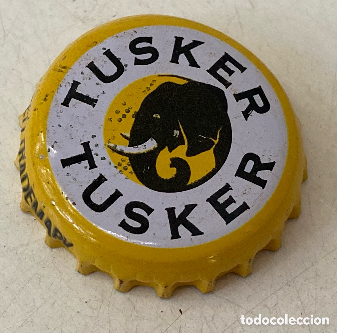 Coleccionismo de cervezas: BOTTLE CAP TAP&Oacute;N CORONA BIRRA BIER CHAPA BEER CERVEZA TUSKER (11). KENYA.--LOTE N. 3830---CARMANJO