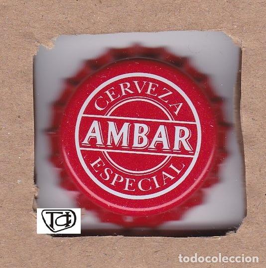 Coleccionismo de cervezas: CHAPA ESPA&Ntilde;A TAPON CORONA AMBAR CERVEZA