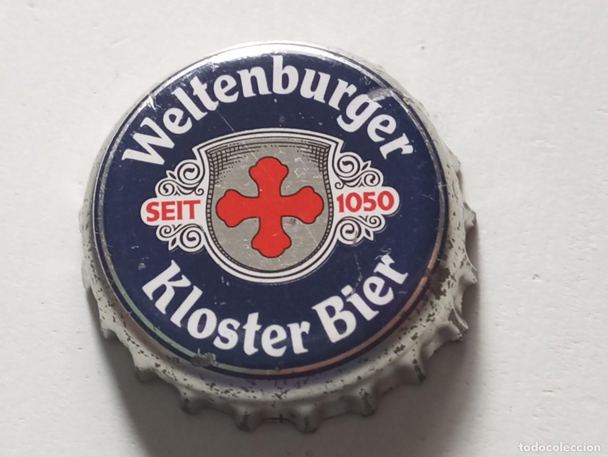 Coleccionismo de cervezas: Chapa tap&oacute;n corona de la cerveza alemana WELTENBURGER KLOSTER BIER SEIT 1050