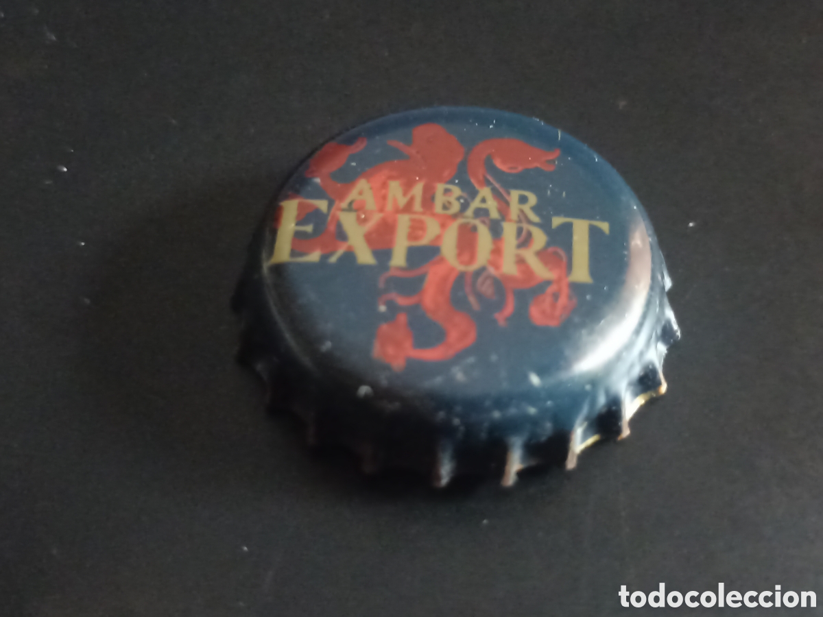 Coleccionismo de cervezas: Chapa cerveza Ambar Export - Pedido m&iacute;nimo 3&euro;
