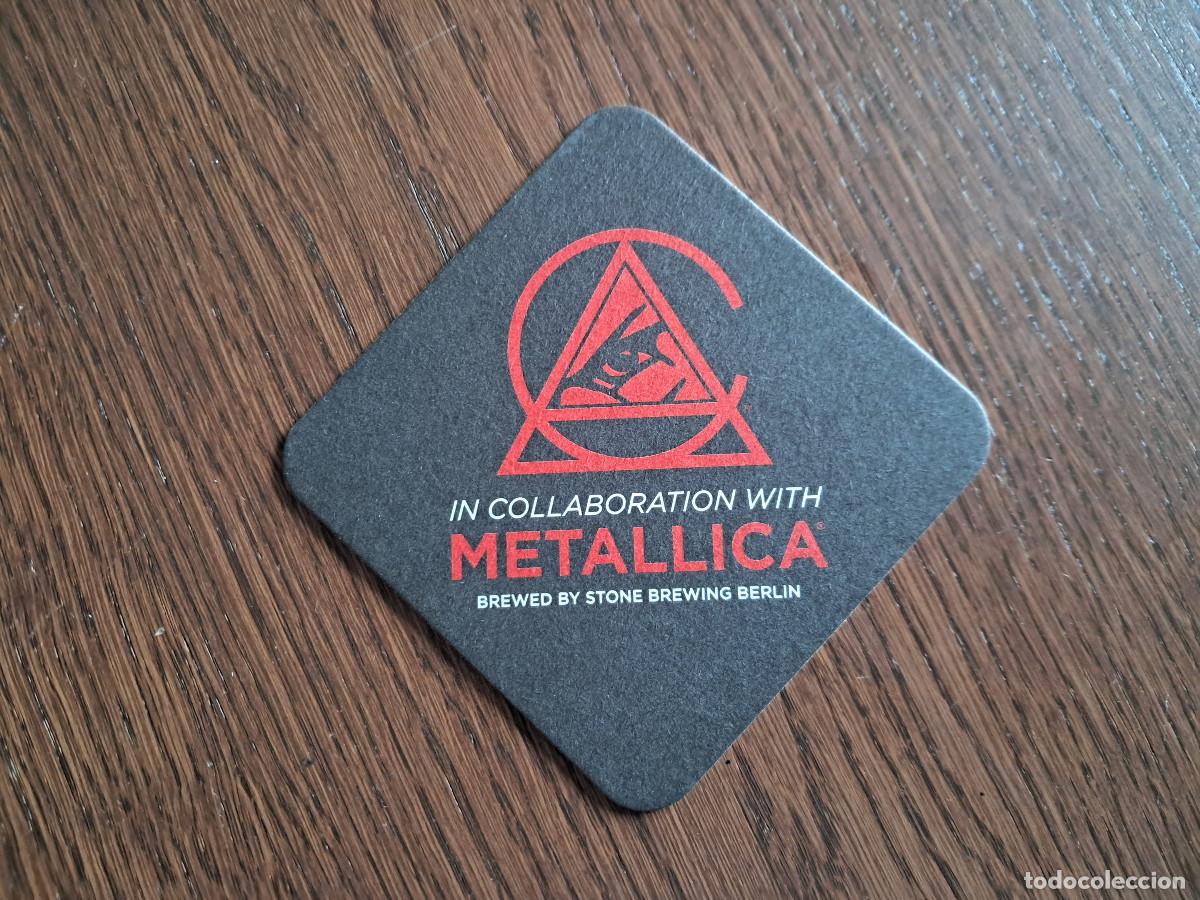 Coleccionismo de cervezas: posavasos de cerveza, Enter night pilsner, en colaboraci&oacute;n Metallica.