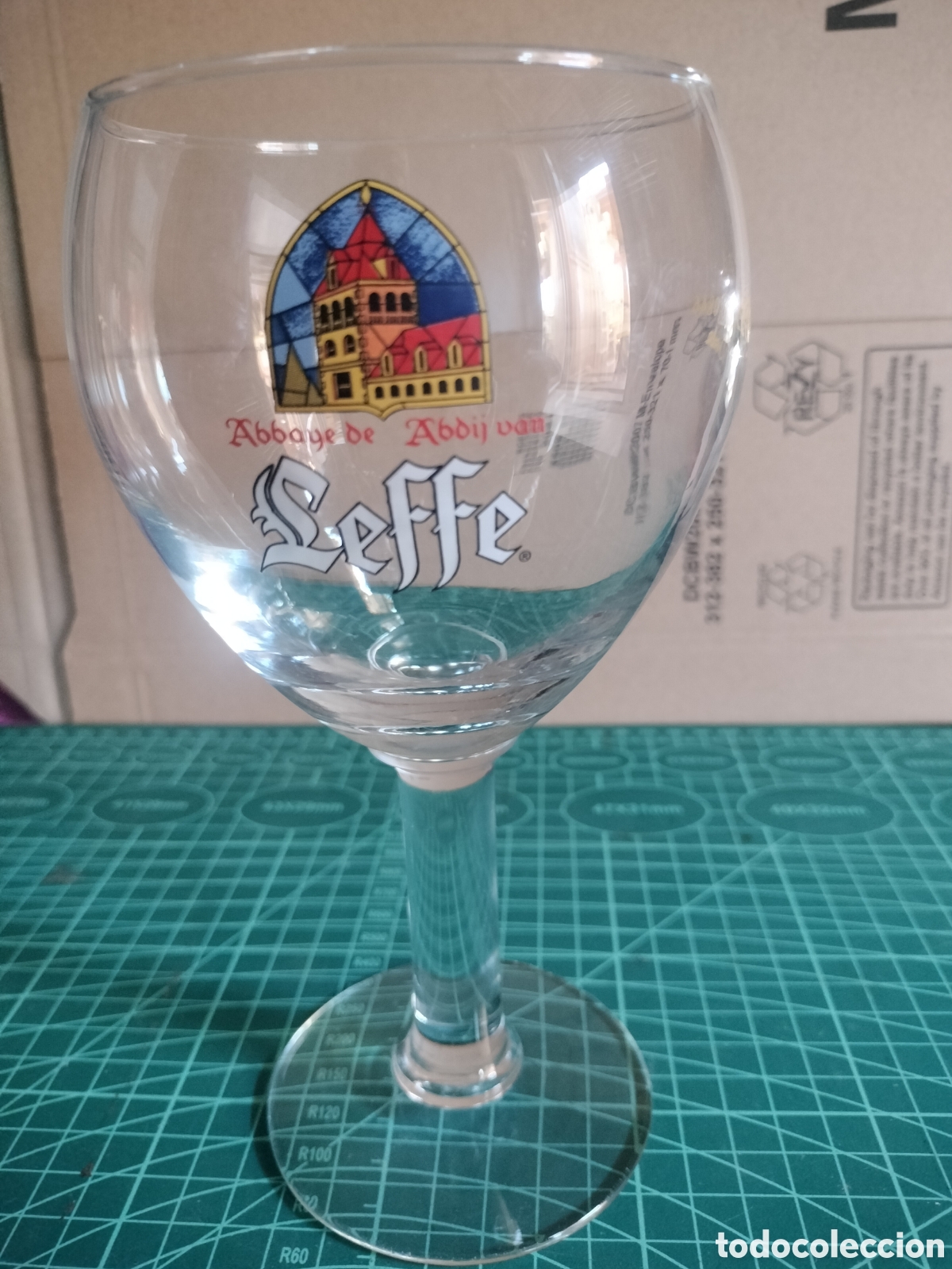 Coleccionismo de cervezas: Copa cerveza Leffe belga - Foto 1