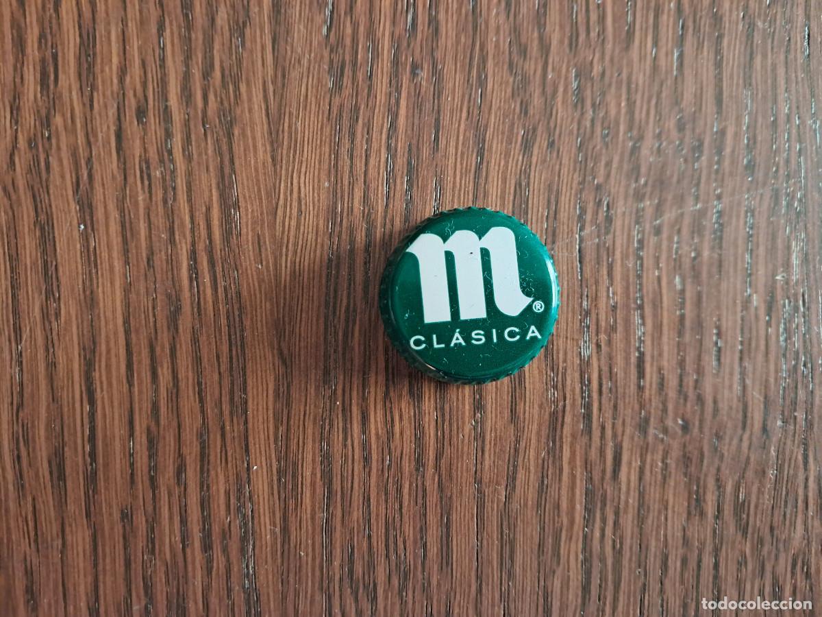 Coleccionismo de cervezas: chapa tap&oacute;n rosca cerveza mahou cl&aacute;sica.