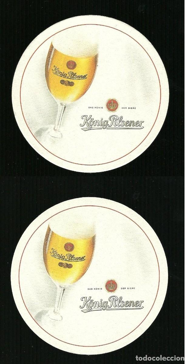 Coleccionismo de cervezas: Sotto-boccale o Sottobicchiere - Koning Pilsener - Birra - Bier - Beer mats - Sous bocks - Bierdecke