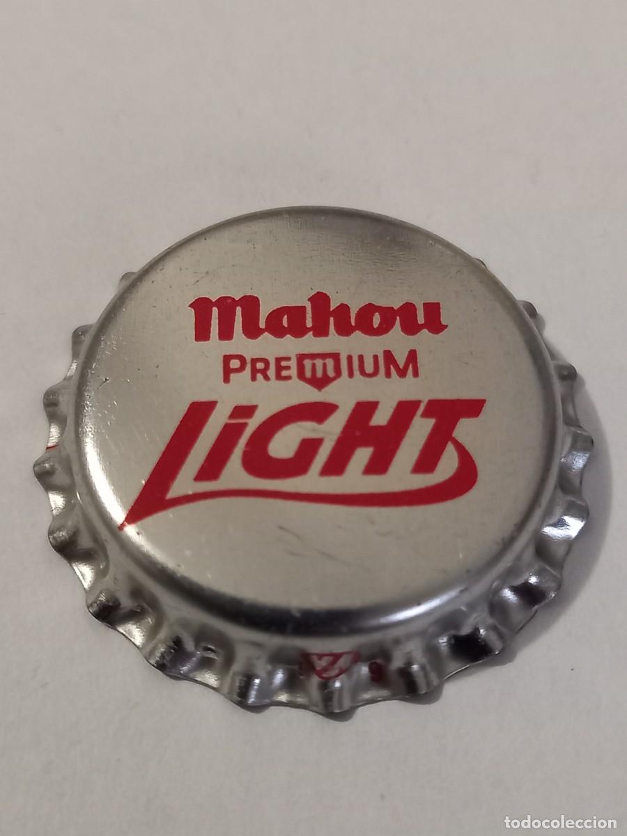 Coleccionismo de cervezas: CHAPA CERVEZA MAHOU, PREMIUM LIGHT, FACTOR&Iacute;A Z