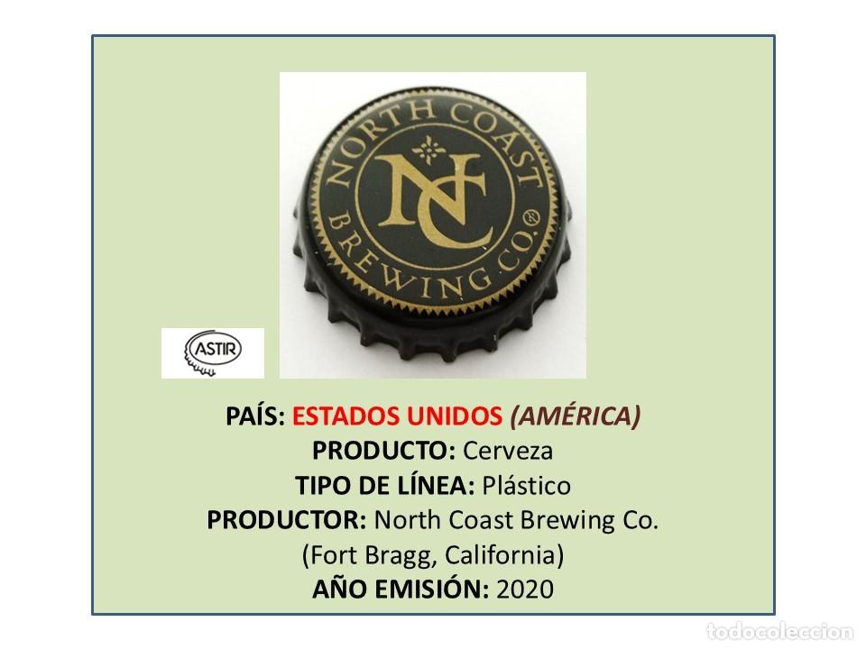 Coleccionismo de cervezas: TAPON CORONA CAPSULA CHAPA CERVEZA NORTH COAST (ESTADOS UNIDOS)
