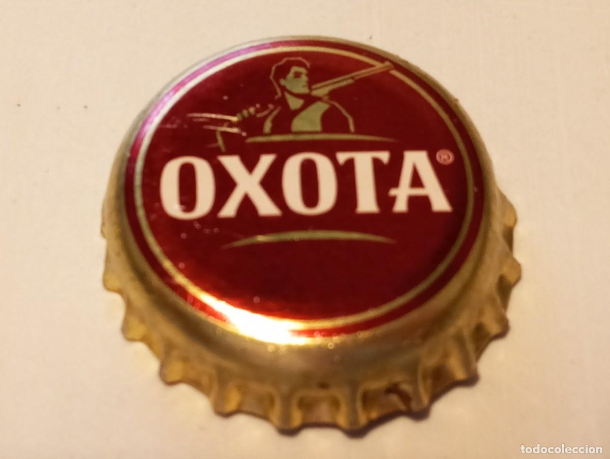 Coleccionismo de cervezas: Chapa tap&oacute;n corona de la cerveza rusa OXOTA
