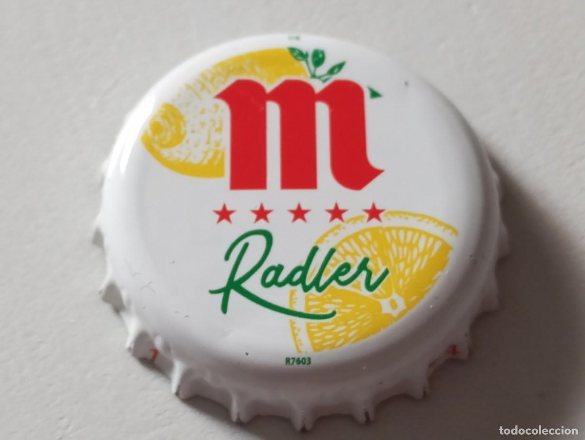 Coleccionismo de cervezas: Chapa tap&oacute;n corona de la cerveza espa&ntilde;ola MAHOU RADLER