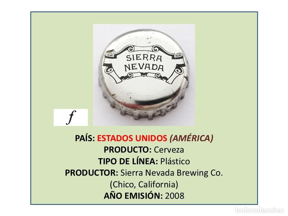Coleccionismo de cervezas: TAPON CORONA CAPSULA CHAPA CERVEZA SIERRA NEVADA (ESTADOS UNIDOS)