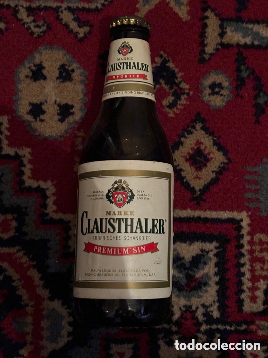 Collezionismo di birre: Cerveza Clausthaler premium sin abrir