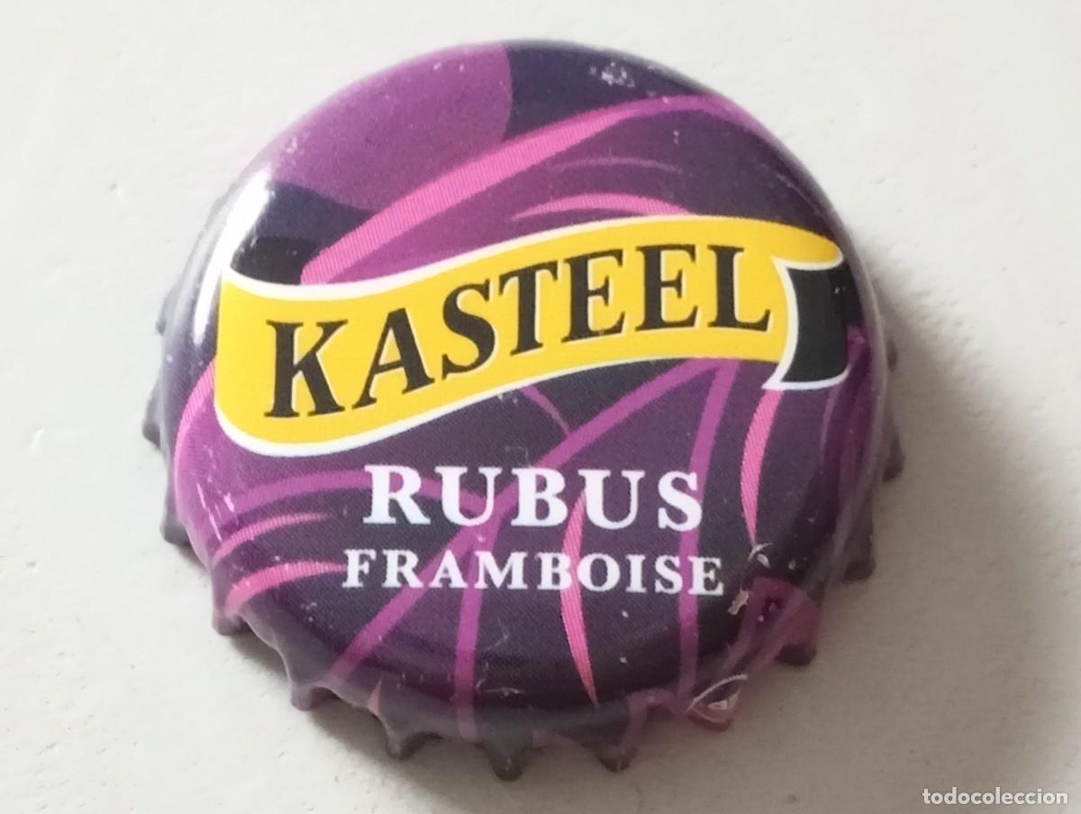 Coleccionismo de cervezas: Chapa tap&oacute;n corona de la cerveza belga KASTEEL RUBUS FRAMBOISE