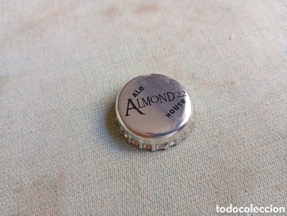 Coleccionismo de cervezas: Chapa Cerveza Almond House Ale (P)