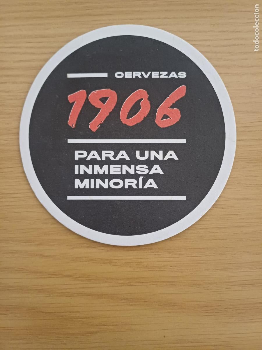 Coleccionismo de cervezas: POSAVASOS CERVEZA 1906 ESTRELLA GALICIA DOBLE CARA