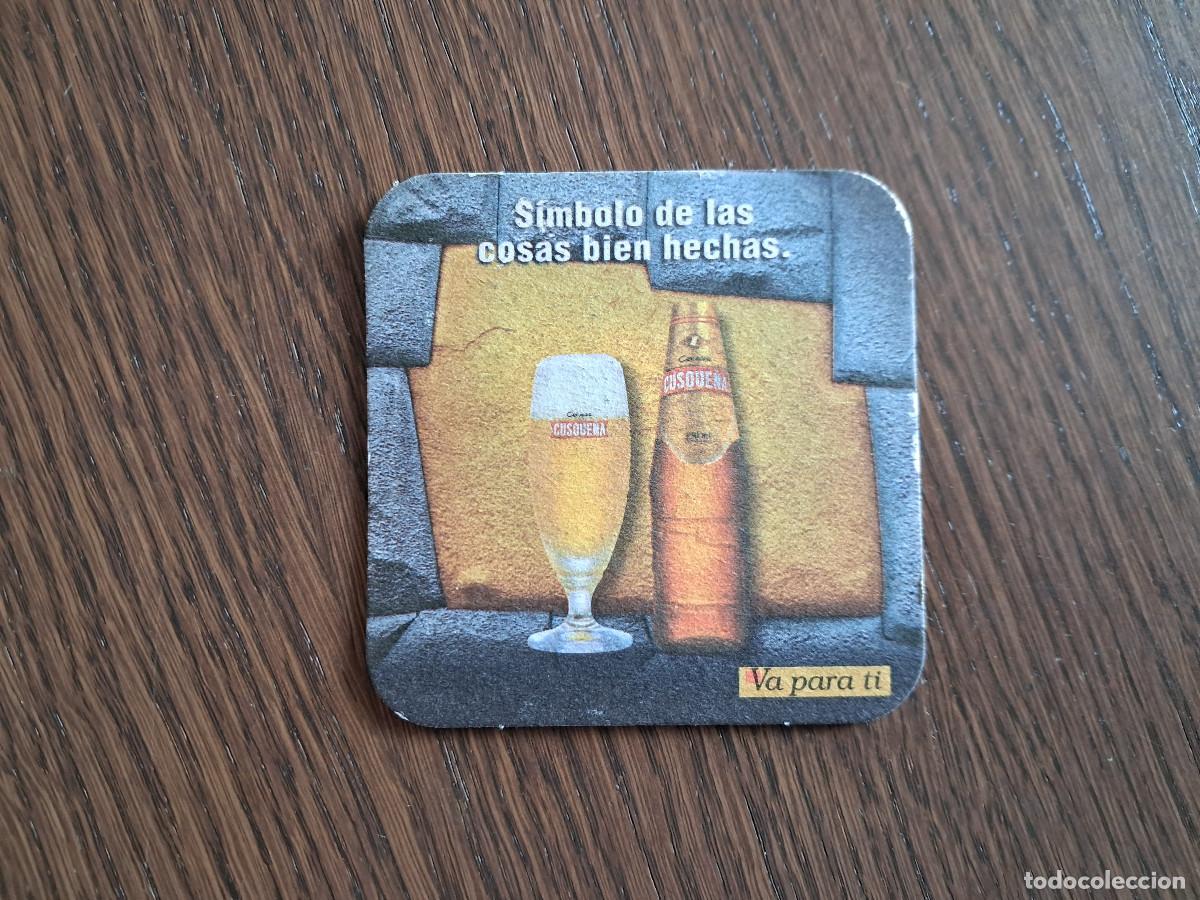 Colecionismo de cervejas: posavasos de cerveza artesana de Per&uacute;, Cusque&ntilde;a.