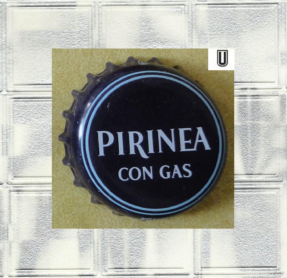 Collectionnisme de bi&egrave;res: CHAPA TAPON CORONA AGUA PIRINEA CON GAS