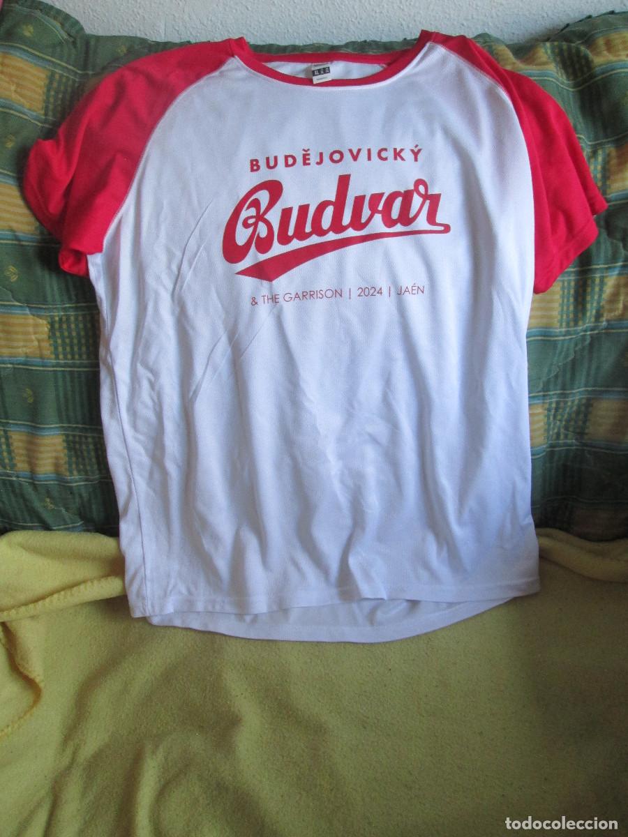 Coleccionismo de cervezas: BUDVAR - CAMISETA TALLA XL - PUBLICIDAD CERVEZA CHECA