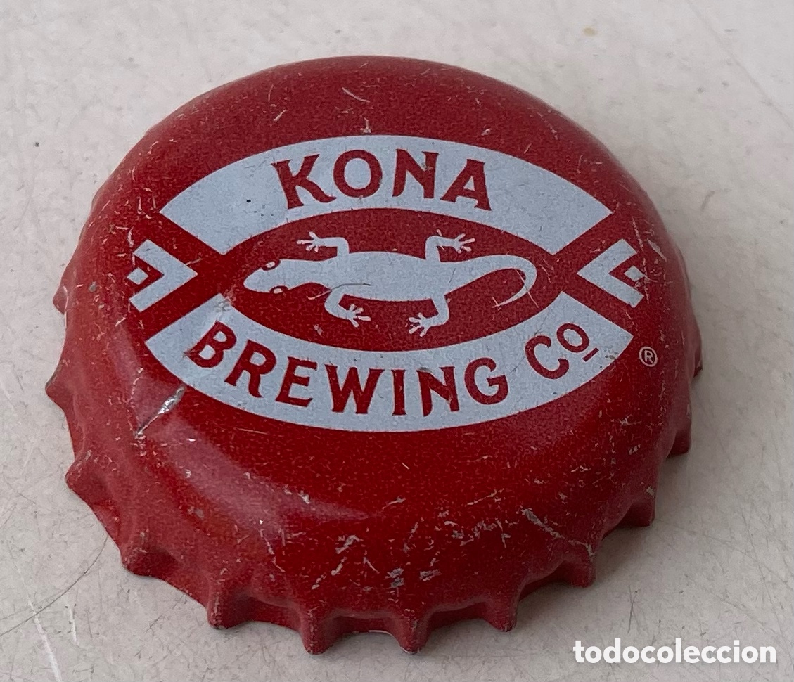 Coleccionismo de cervezas: BOTTLE CAP TAPPI BIRRA CHAPA BIERE CERVEZA BEER KONA (2). HAWAII . E.E.U.U.--LOTE N. 2696--CARMANJO
