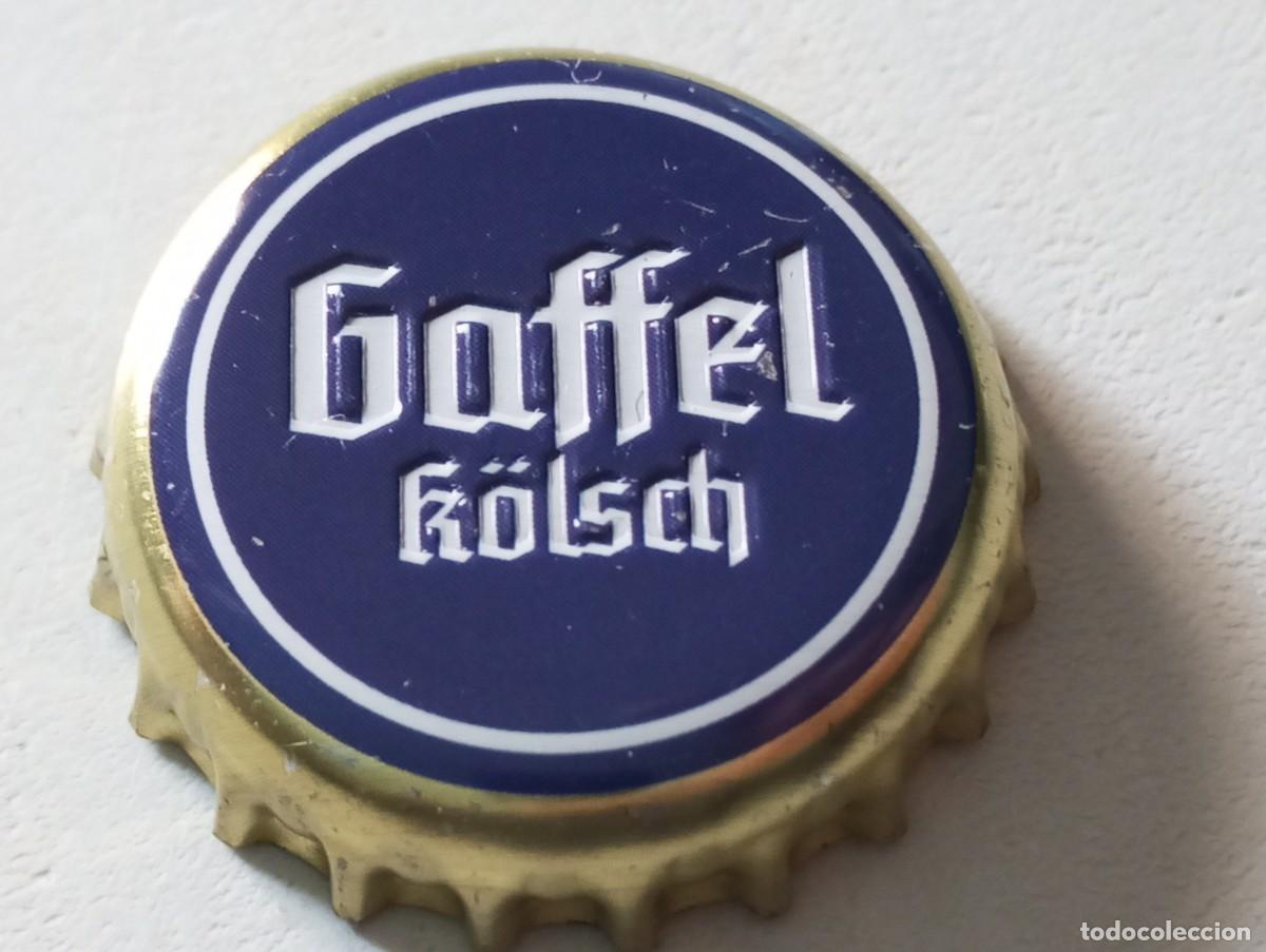 Coleccionismo de cervezas: Chapa tap&oacute;n corona de la cerveza alemana GAFFEL K&Ouml;LSCH