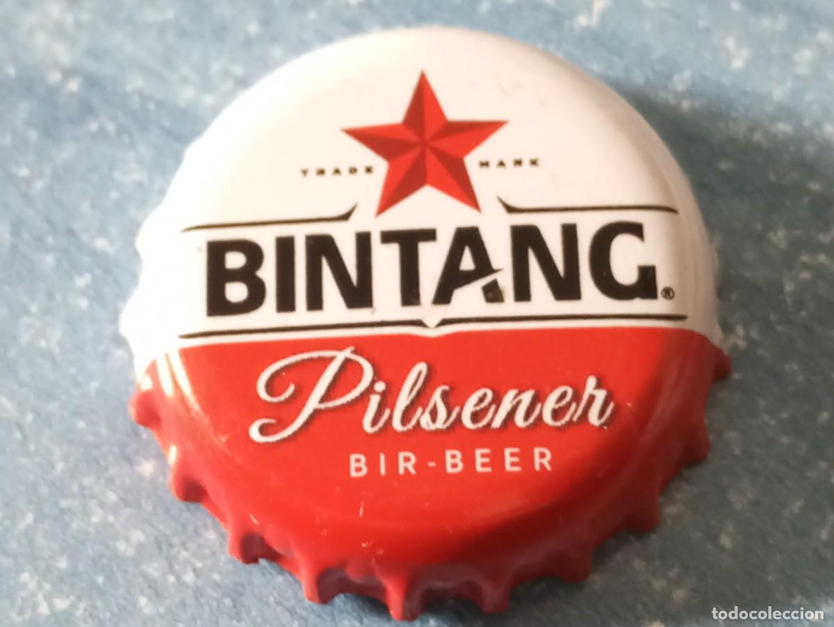 Collectionnisme de bi&egrave;res: Chapa tap&oacute;n corona de la cerveza indonesia BINTANG PILSENER BIR-BIER