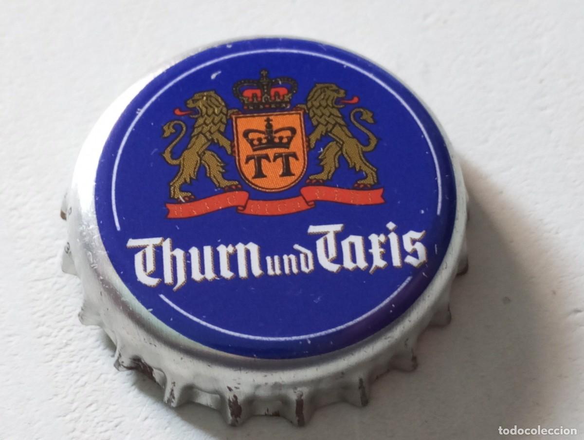 Collezionismo di birre: Chapa tap&oacute;n corona de la cerveza alemana THURN UND TAXIS