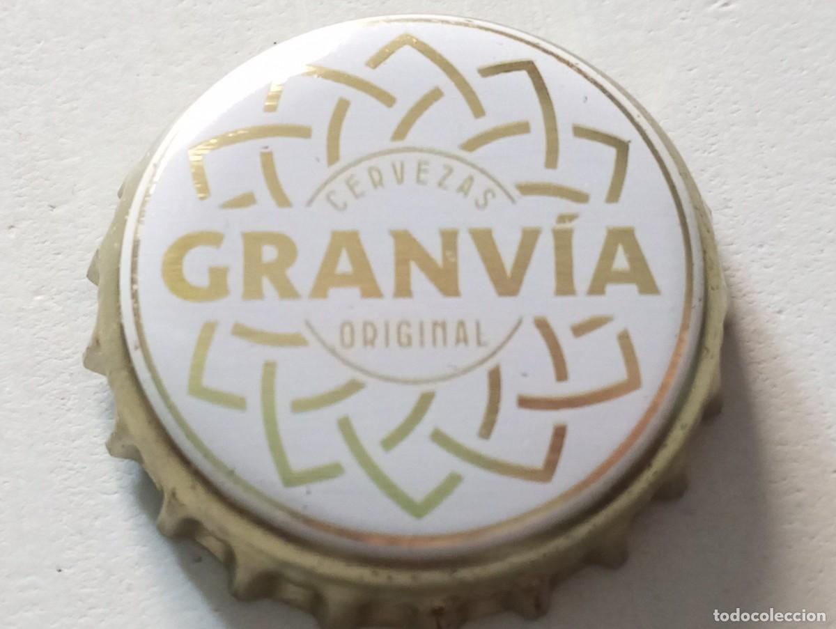 Collectable Beer: Chapa tap&oacute;n corona de la cerveza espa&ntilde;ola GRAN V&Iacute;A ORIGINAL