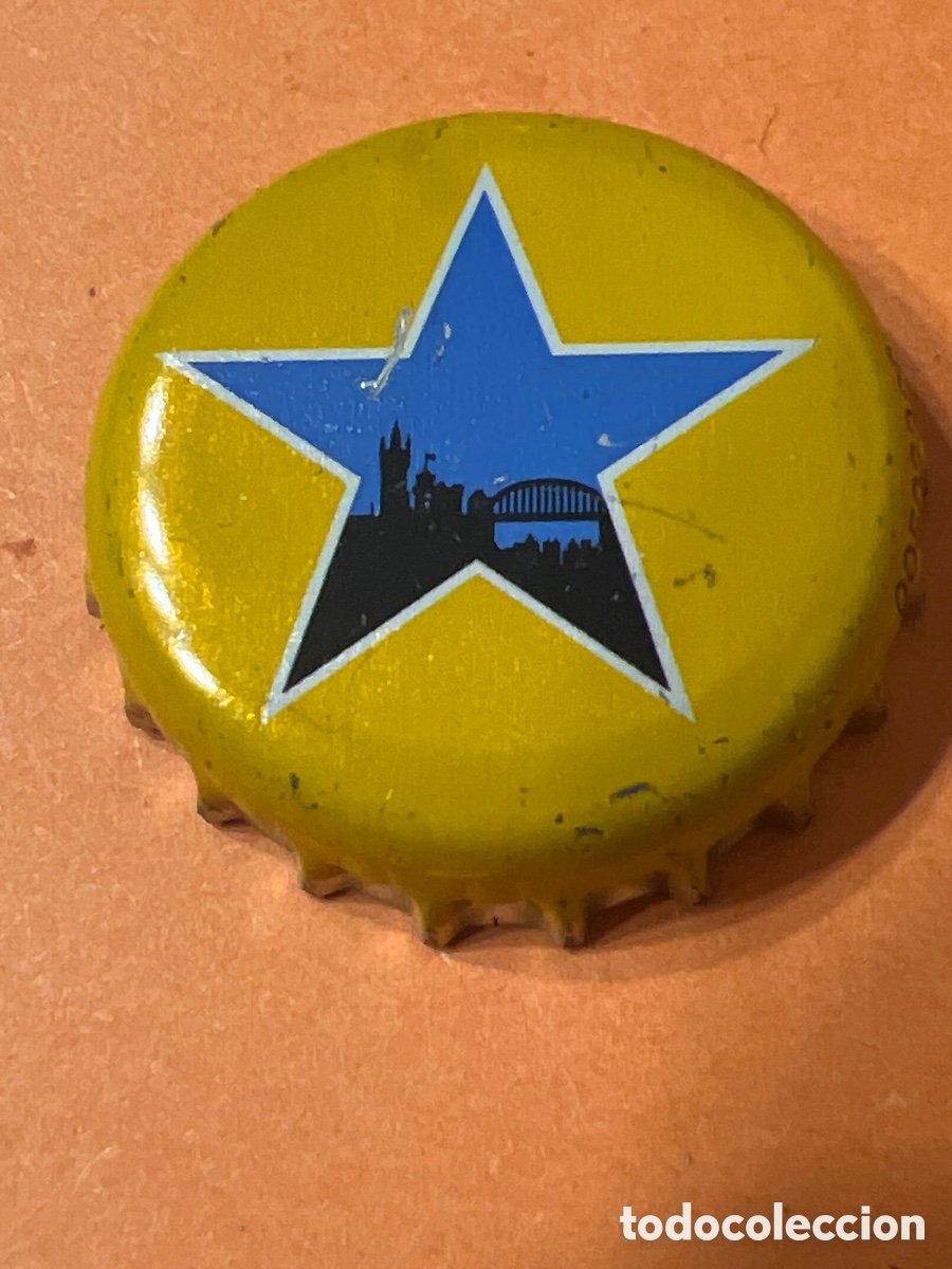 Sammeln von Brauereiartikeln: T331. CHAPA DE CERVEZA- NEWCASTLE BROWN ALE BOTTLE CAP FRIDGE MAGNET