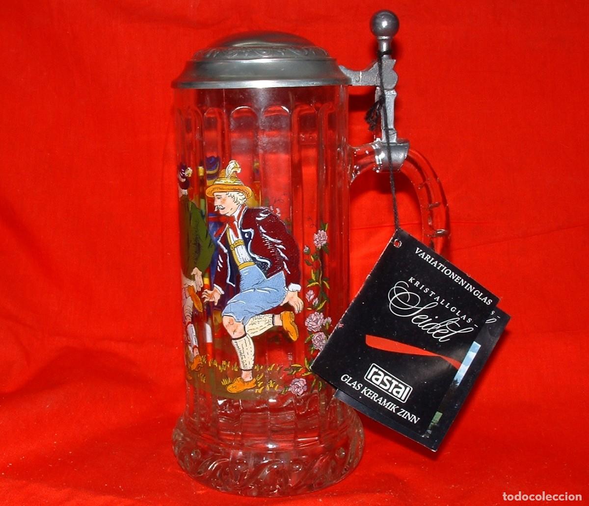 Collectable Beer: JARRA DE CERVEZA CON TAPA DE ALEACION DE ZINC